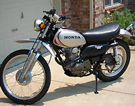 1972 XL250 K0 Motosport