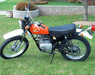 1974 Honda xl 125 parts #5