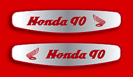 Honda ct90 reproduction decals #6