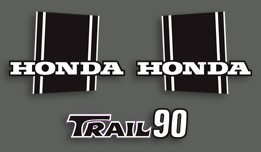 Honda ct90 reproduction decals