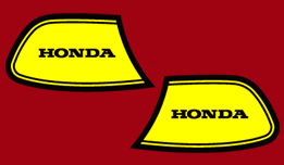 1972 Honda SL100K2 Tank Decals