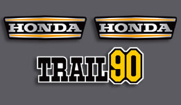 Honda ct90 decals #4