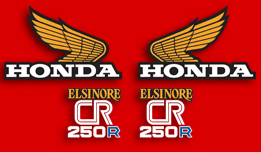 1978 Honda CR250R decal set