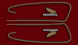 Honda cx650 decal gastank #6
