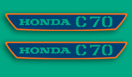 Honda passport c70 stickers #6