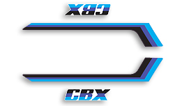 1982 Honda CBX Side Panel Decal Set