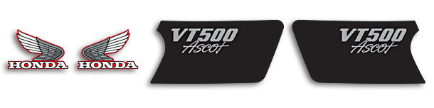 1983 Honda VT500FT Ascot decals