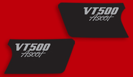 1983 Honda VT500FT Ascot  side decals