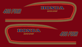 1977 Honda CB400F Decals