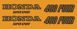 1977 Honda CB400F Decals