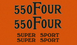 CB550F Super Sport Decals