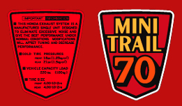 1980 CT70 decals