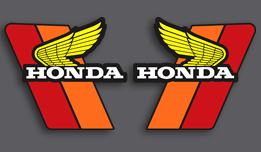 Honda cx650 decal gastank #1