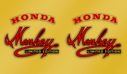 Honda Monkey tank decals