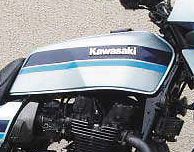 1984 Kawasaki KZ1100R tank
