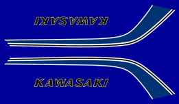 1973 Kawasaki F7 decals