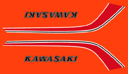 1973 Kawasaki F7 decals