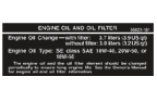 KZ1000 Engine Oil & Filter Decal