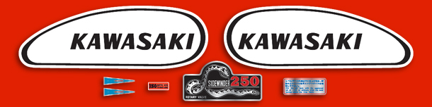 Kawasaki F4 Complete Decal Set