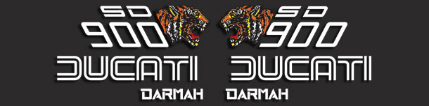 Ducati Darmah SD decal set