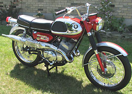 1968 Suzuki TC250 right side