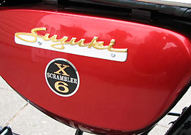 1968 Suzuki TC250 side panel