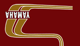 1975 Yamaha RD125B gas tank decals