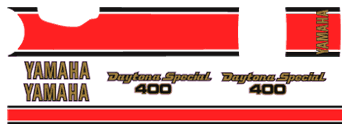 1979 RD400F complete decal set