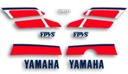 1986-88 RZ350 fairing decals