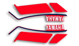 1986-88 RZ350 gas tank decals