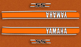 1975 Yamaha FS1-C complete decals set