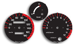 RZV500 Japanese Model - Gauge Faces