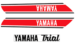 1976 TY250 Decals