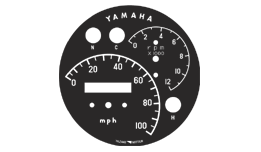 YM1 & YDS3 speedo/tach